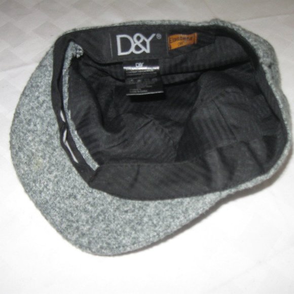 D&Y Newsboy Hat Broach Rhinestone Ring Gray - Picture 5 of 5